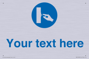 Custom Use Switch Sign